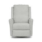 Storytime by Best Chairs Heatherly Swivel Glider Recliner - Snow (28567) Best Chairs