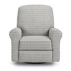 Storytime by Best Chairs Josey Power Swivel Glider Recliner - Snow (Snow 28567) Best Chairs