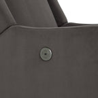 Storytime by Best Chairs Lillian Power Swivel Glider Recliner - Snow (28567) Best Chairs