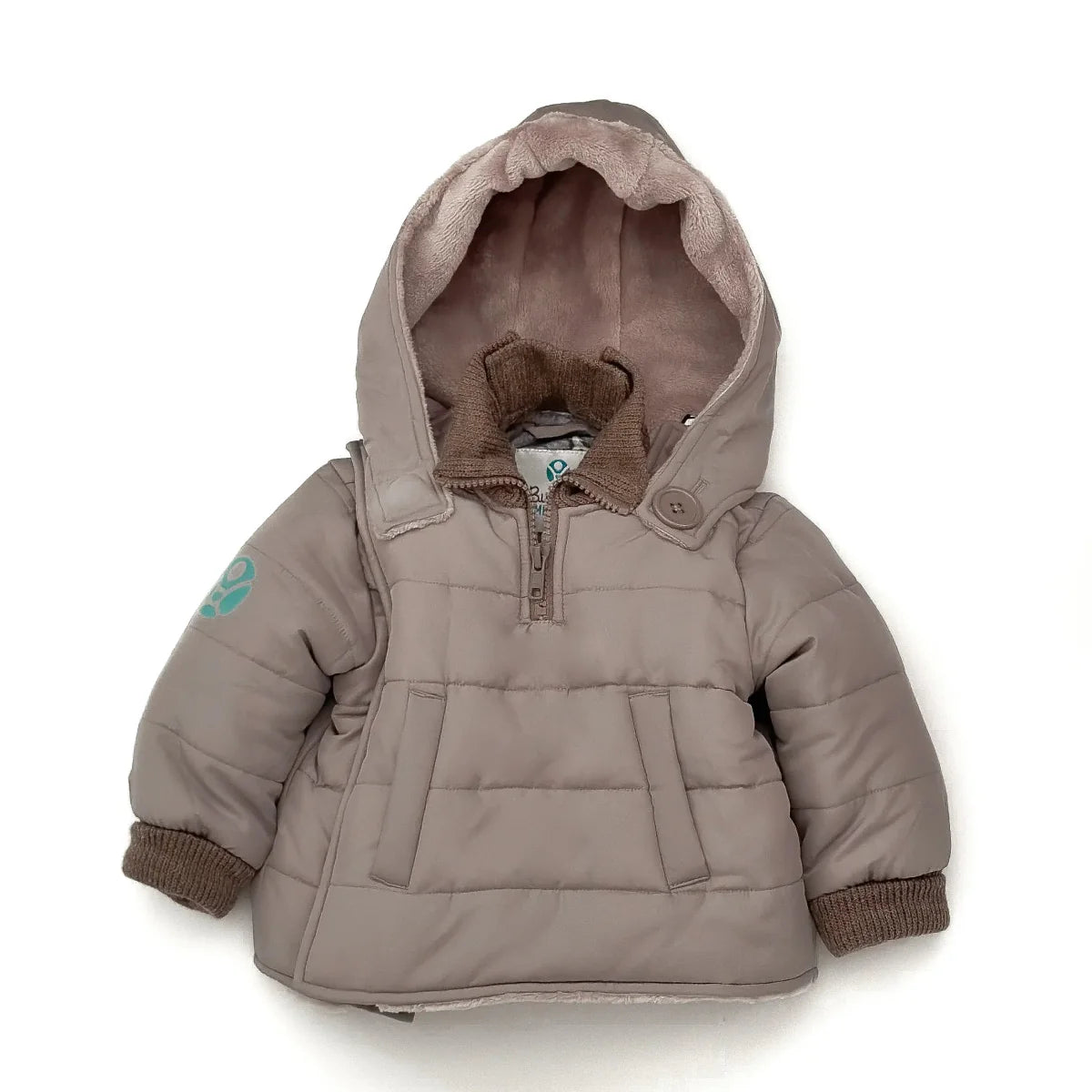 Buckle Me Baby Toastiest Car Seat Coat - Ready to Roar/Grey (12M) Buckle Me Baby