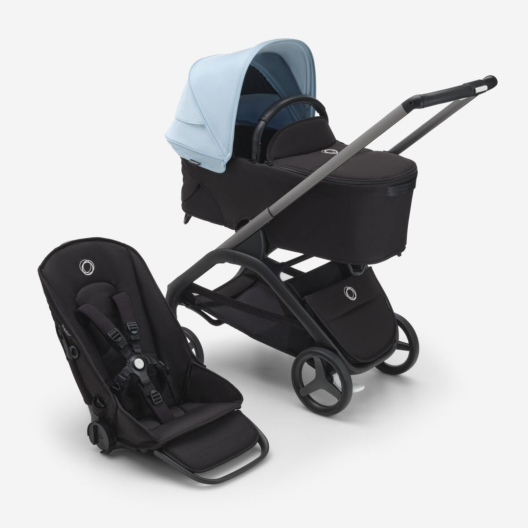 Bugaboo Dragonfly Bassinet Seat Graphite Chassis Midnight Black Fa Galt Baby