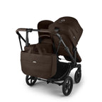 Bugaboo Donkey 6 Double Stroller -Black/Cocoa Brown/Cocoa Brown Bugaboo