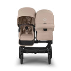 Bugaboo Donkey 6 Double Stroller - Black/Desert Taupe Melange/Desert Taupe Melange Bugaboo