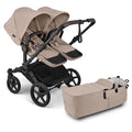Bugaboo Donkey 6 Double Stroller - Black/Desert Taupe Melange/Desert Taupe Melange Bugaboo