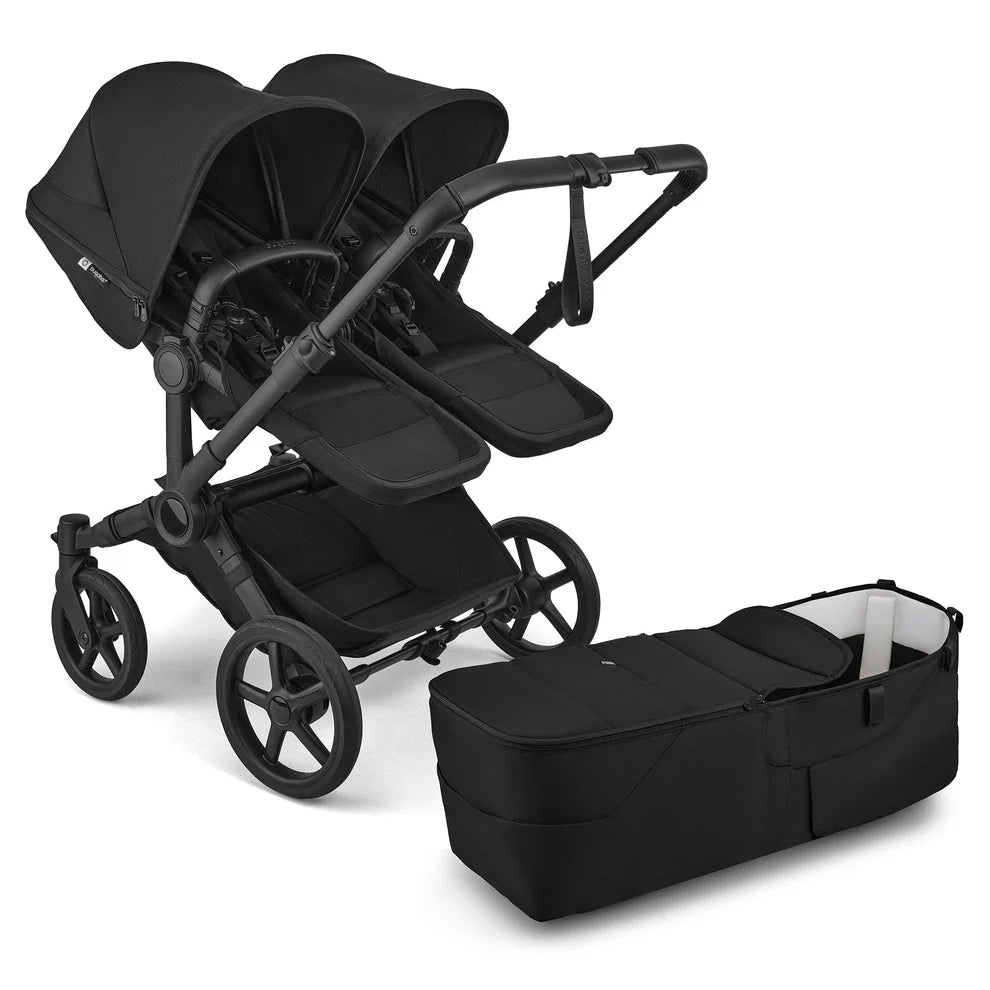 Bugaboo Donkey 6 Double Stroller - Black/Heritage Black/Heritage Black Bugaboo