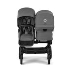 Bugaboo Donkey 6 Double Stroller - Black/Moon Grey/Moon Grey Bugaboo