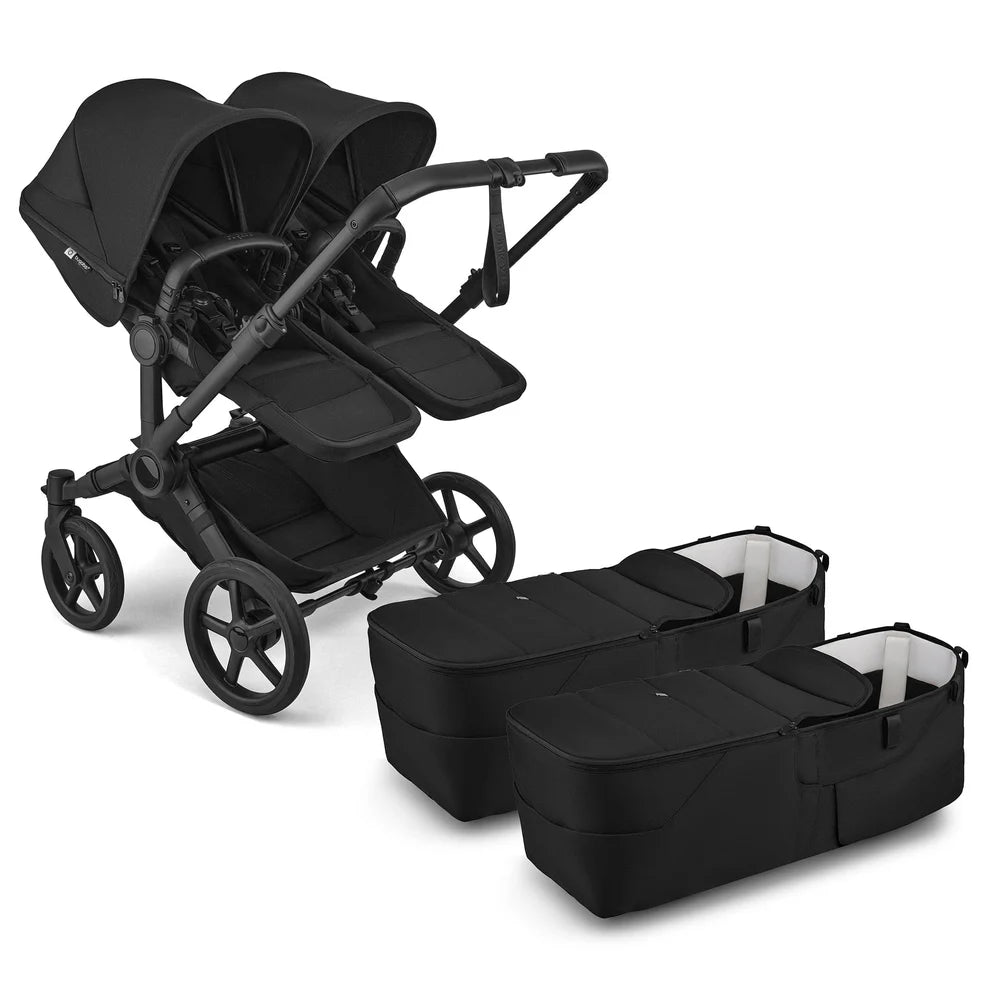 Bugaboo Donkey 6 Twin Stroller - Black/Heritage Black/Heritage Black Bugaboo