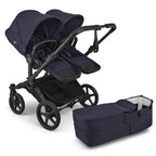 Bugaboo Donkey 6 Double Stroller - Black/Deep Indigo/Deep Indigo Bugaboo