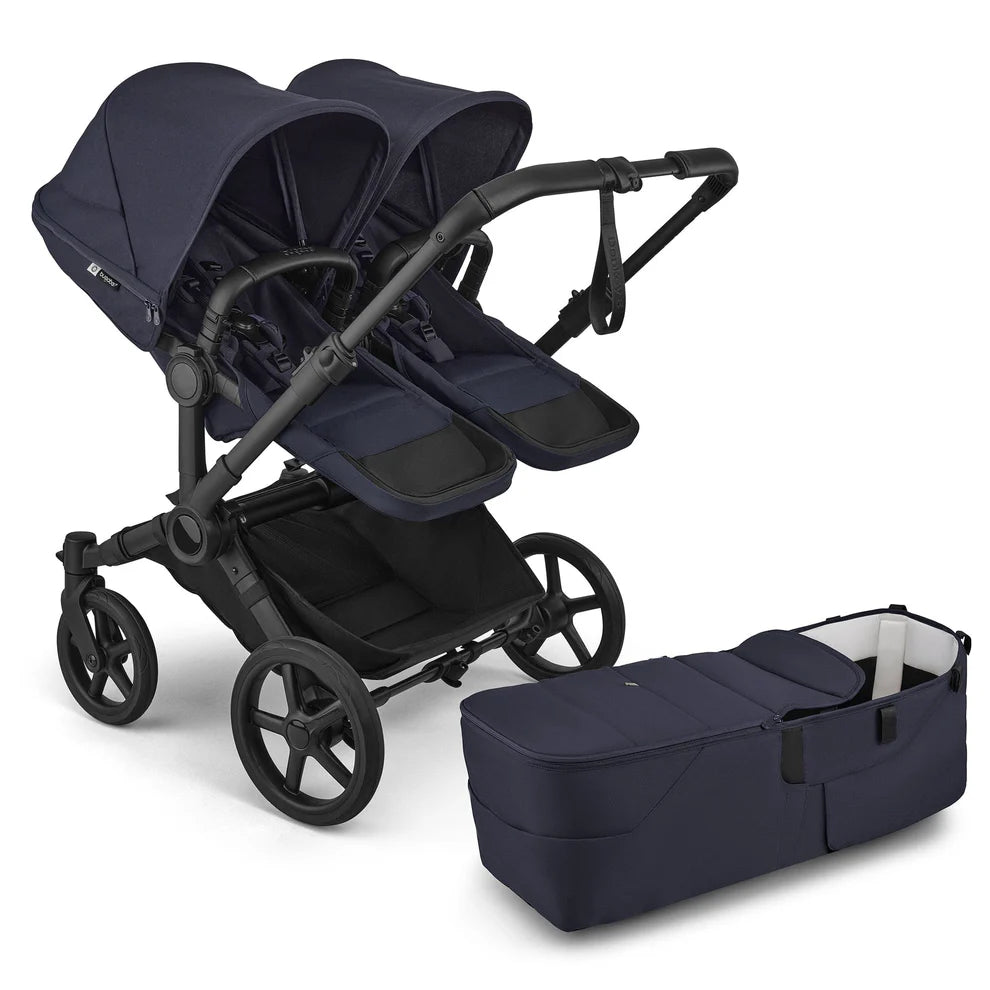 Bugaboo Donkey 6 Double Stroller - Black/Deep Indigo/Deep Indigo Bugaboo