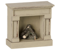 Maileg Fireplace, Mouse - Off White Maileg