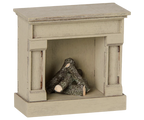Maileg Fireplace, Mouse - Off White Maileg