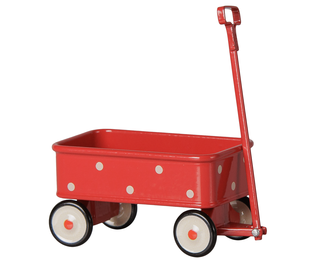Maileg Wagon, Mouse - Red Maileg