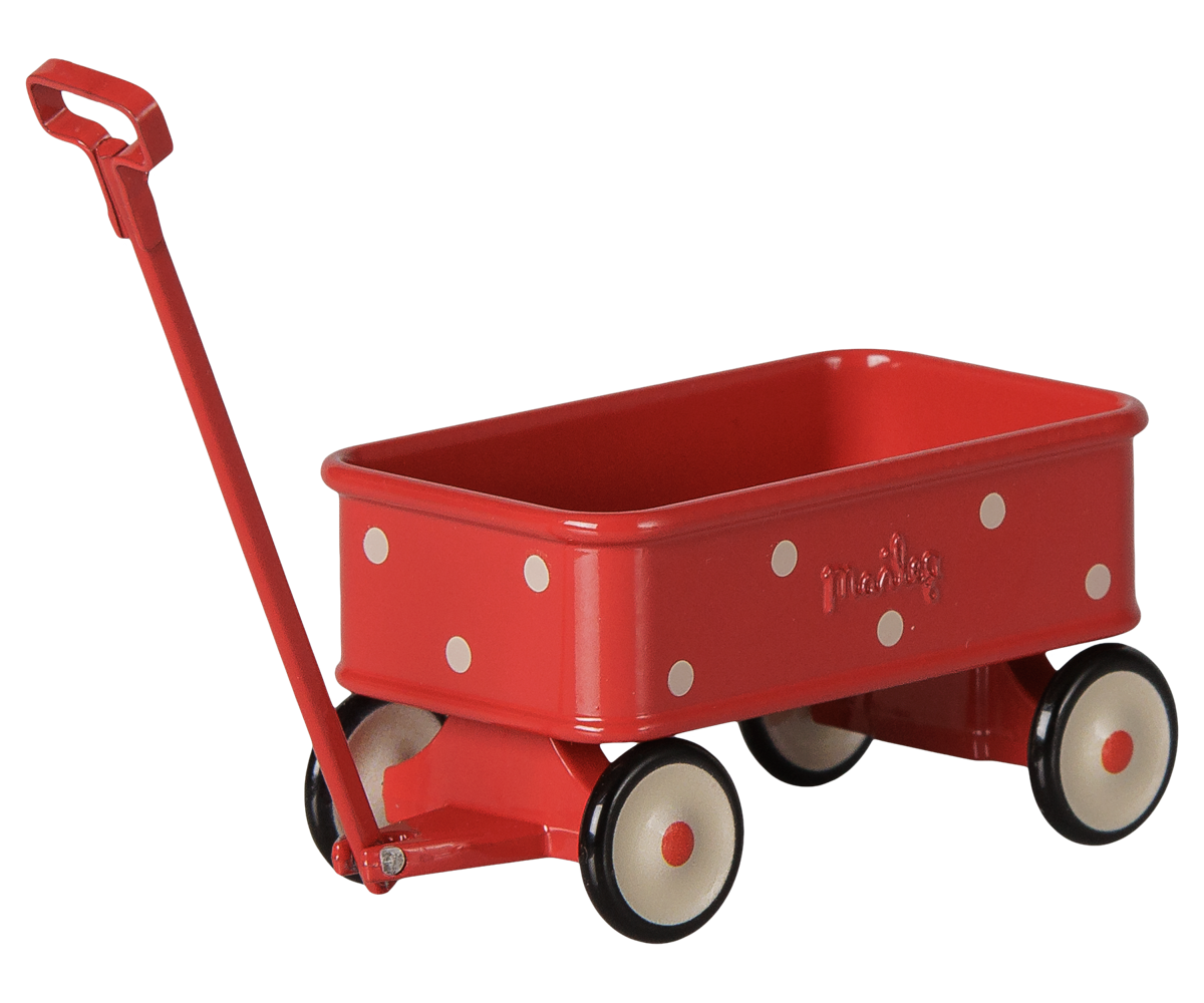 Maileg Wagon, Mouse - Red Maileg