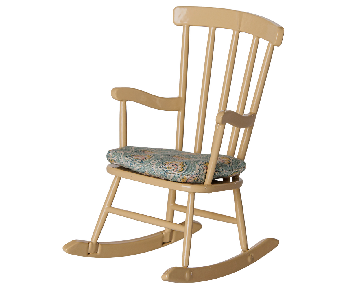 Maileg Rocking Chair, Mouse - Wheat