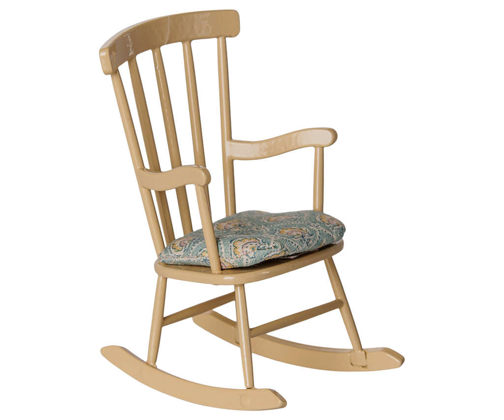 Maileg Rocking Chair, Mouse - Wheat