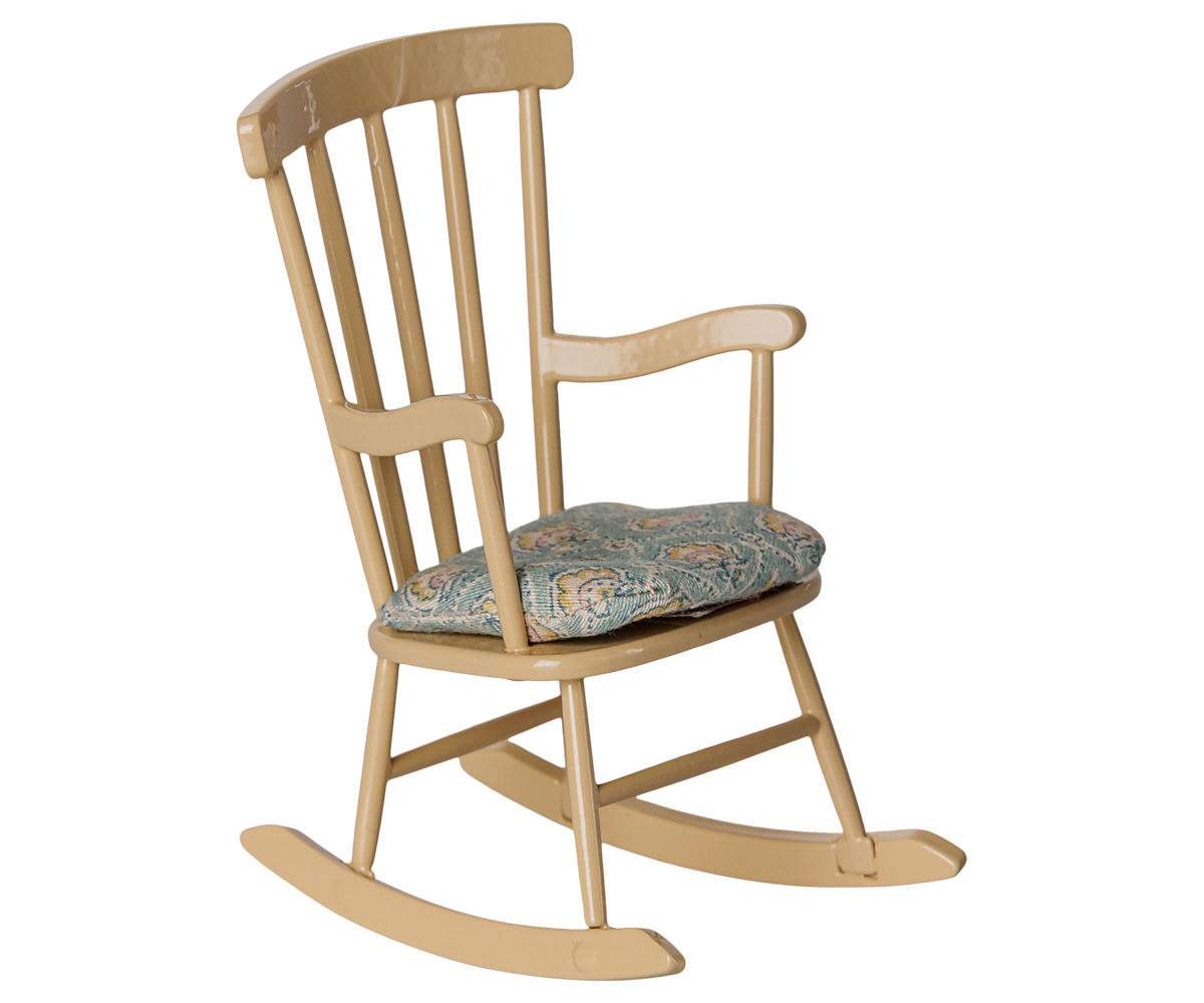 Maileg Rocking Chair, Mouse - Wheat