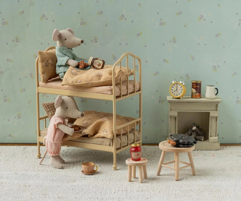 Maileg Bunk Bed, Mouse - Wheat Maileg