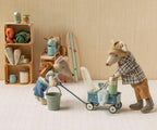 Maileg Wagon, Mouse - Blue Maileg