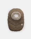 7AM Enfant Car Seat Cocoon Helsinki - Moss Brown Faux Fur (0-12M)