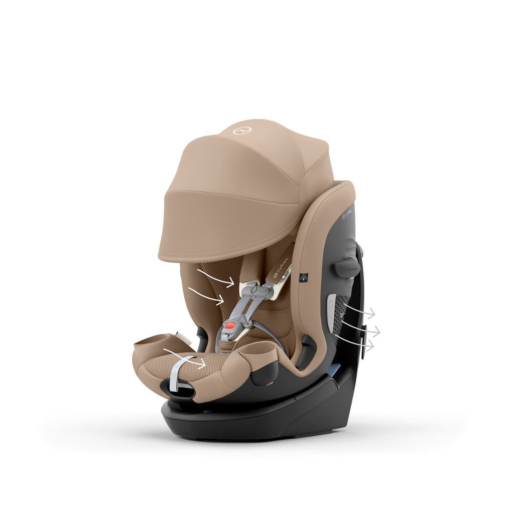 Cybex Callisto G 360° Rotating All-in-One Convertible Car Seat - Almond Beige Cybex