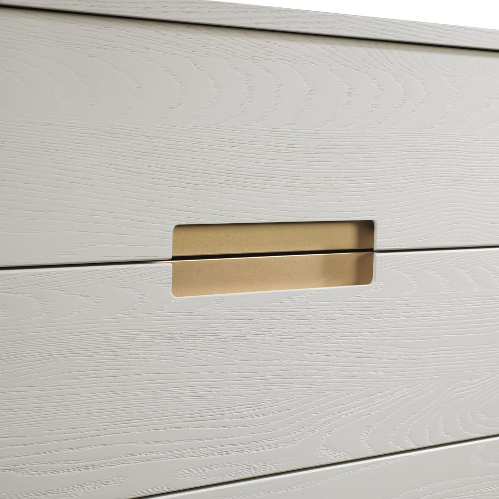 Natart Juvenile Como 8 Drawer Double Dresser 52" - Dove Natart