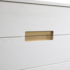 Natart Juvenile Como 8 Drawer Double Dresser 52’’ - White Natart