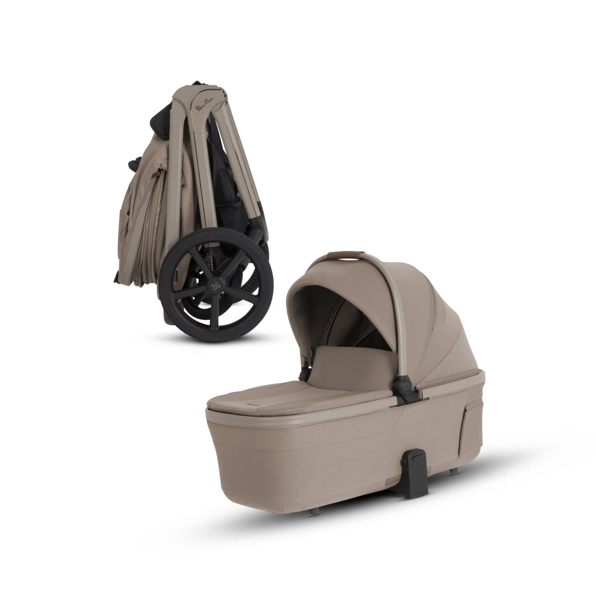 Silver Cross Cove 2 Compact Bassinet - Champagne Silver Cross