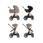 Silver Cross Cove 2 Compact Bassinet - Champagne Silver Cross