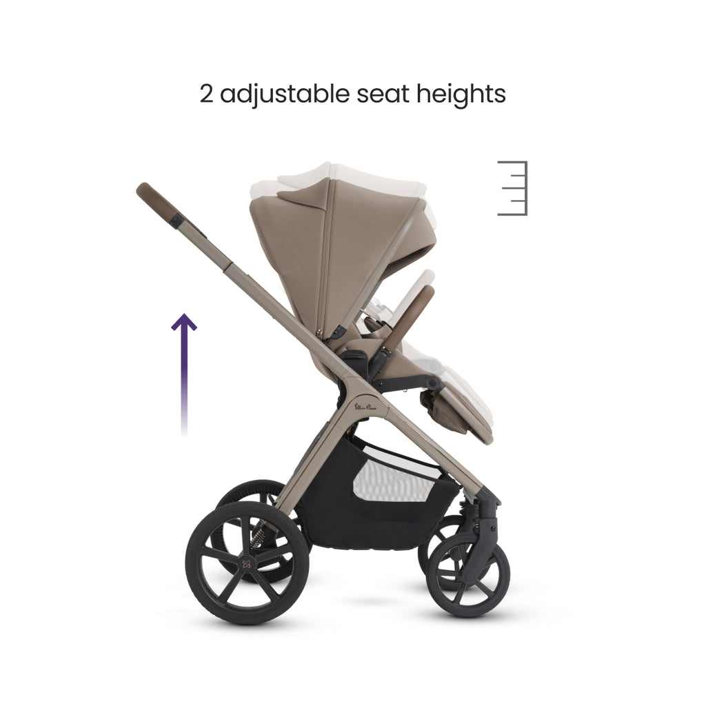 Silver Cross Cove 2 Full-Size All-Terrain Stroller - Champagne (Estimated to ship Early October) Silver Cross