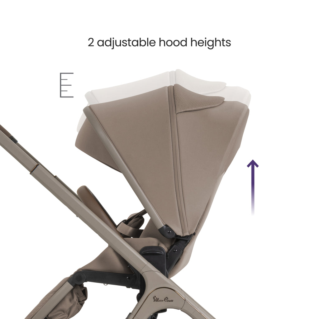 Silver Cross Cove 2 Full-Size All-Terrain Stroller - Champagne (Estimated to ship Early October) Silver Cross