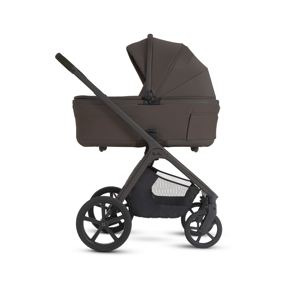 Silver Cross Cove 2 Compact Bassinet - Chocolate Silver Cross