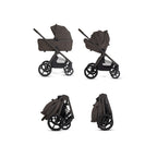 Silver Cross Cove 2 Compact Bassinet - Chocolate Silver Cross