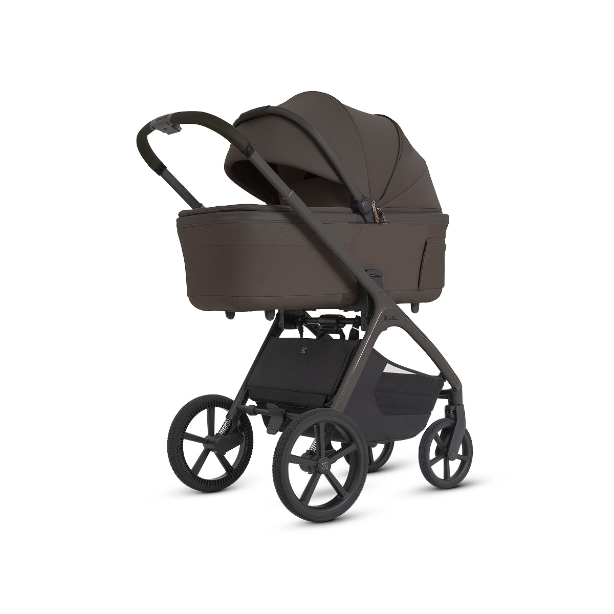 Silver Cross Cove 2 Compact Bassinet - Chocolate Silver Cross