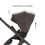 Silver Cross Cove 2 Full-Size All-Terrain Stroller - Chocolate Silver Cross