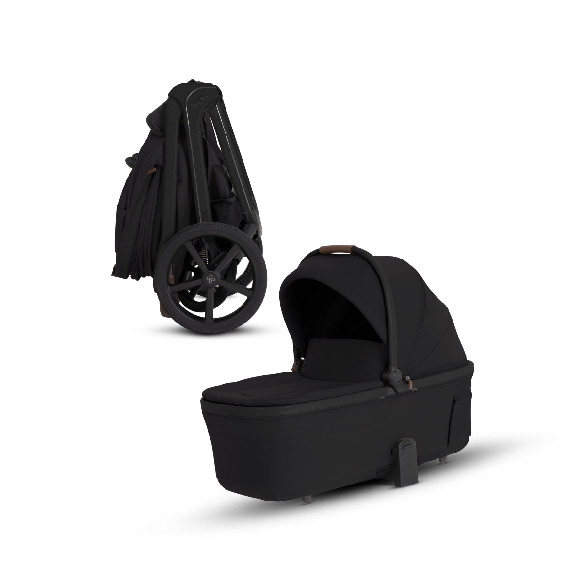 Silver Cross Cove 2 Compact Bassinet - Onyx Silver Cross