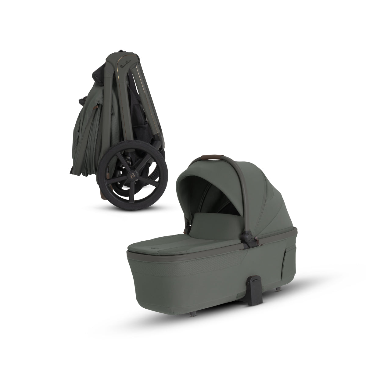 Silver Cross Cove 2 Compact Bassinet - Pewter Silver Cross
