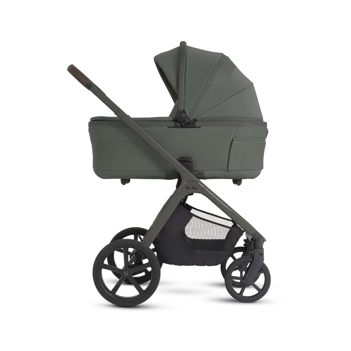 Silver Cross Cove 2 Compact Bassinet - Pewter Silver Cross