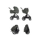 Silver Cross Cove 2 Compact Bassinet - Pewter Silver Cross