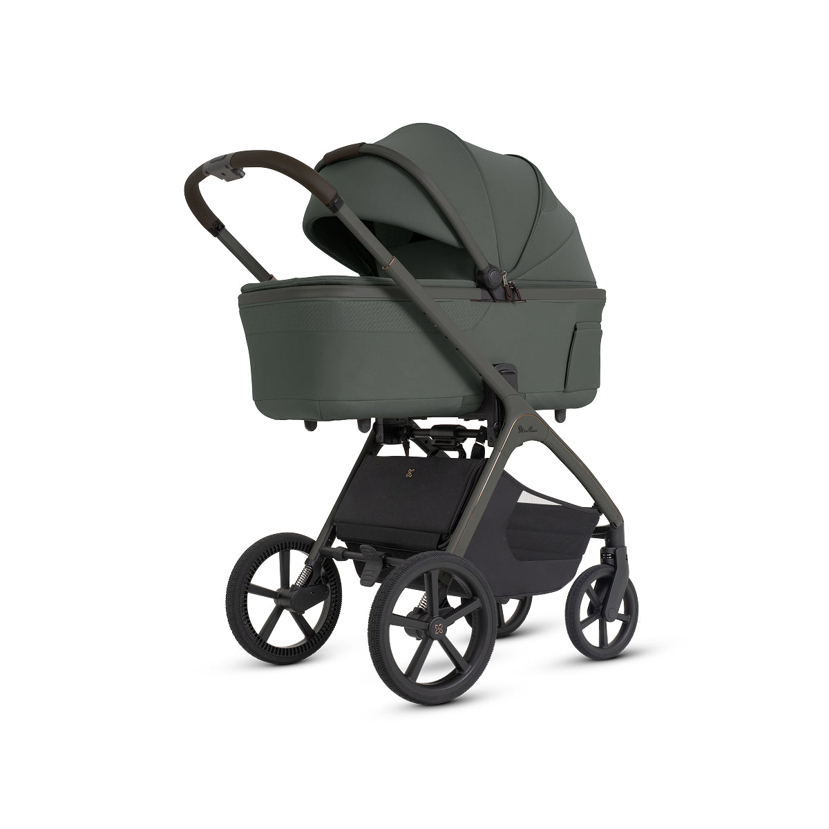 Silver Cross Cove 2 Compact Bassinet - Pewter Silver Cross