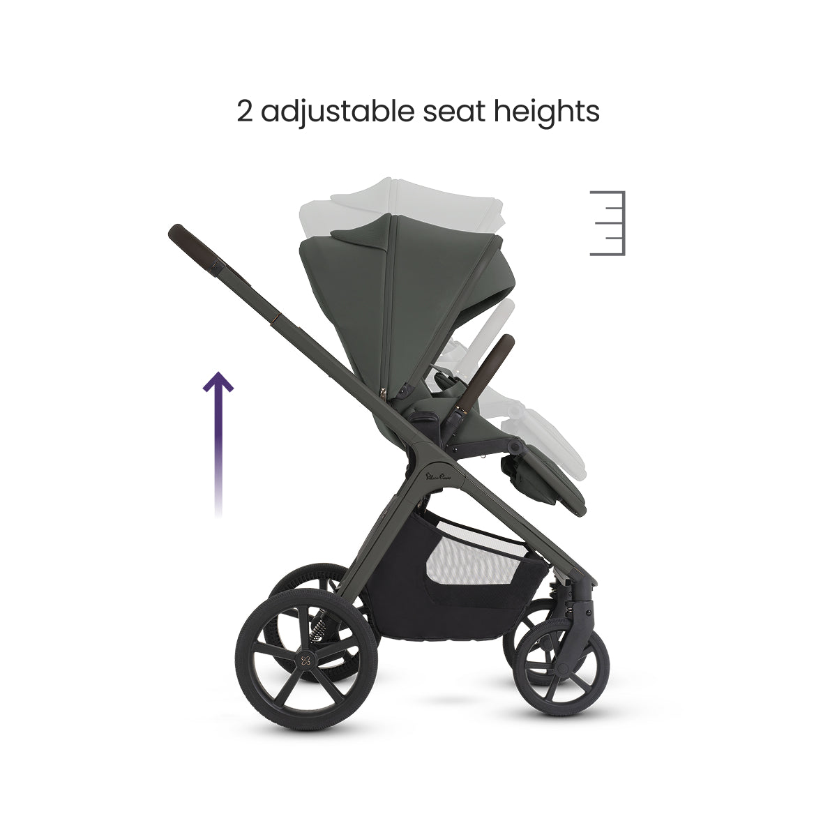 Silver Cross Cove 2 Full-Size All-Terrain Stroller - Pewter (Estimated to Ship Early October) Silver Cross