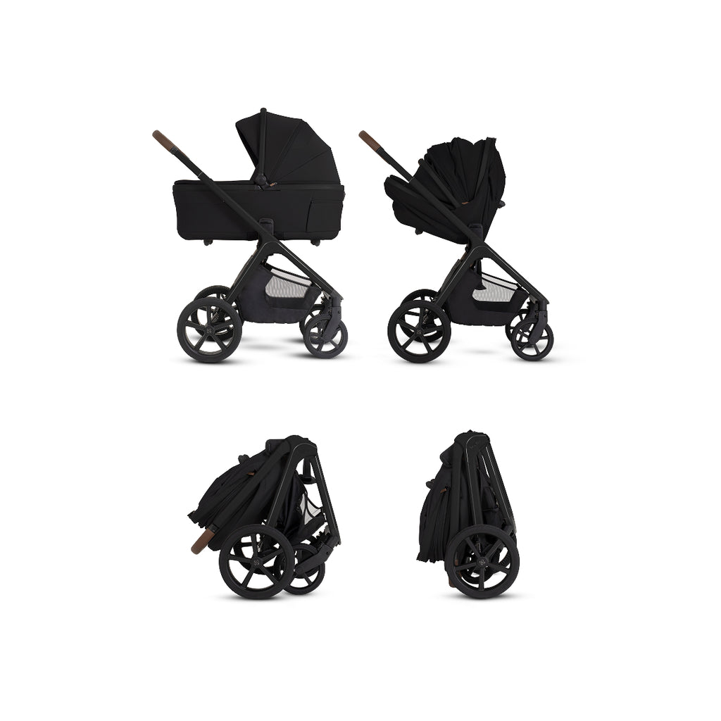 Silver Cross Cove 2 Compact Bassinet - Onyx Silver Cross