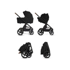 Silver Cross Cove 2 Compact Bassinet - Onyx Silver Cross