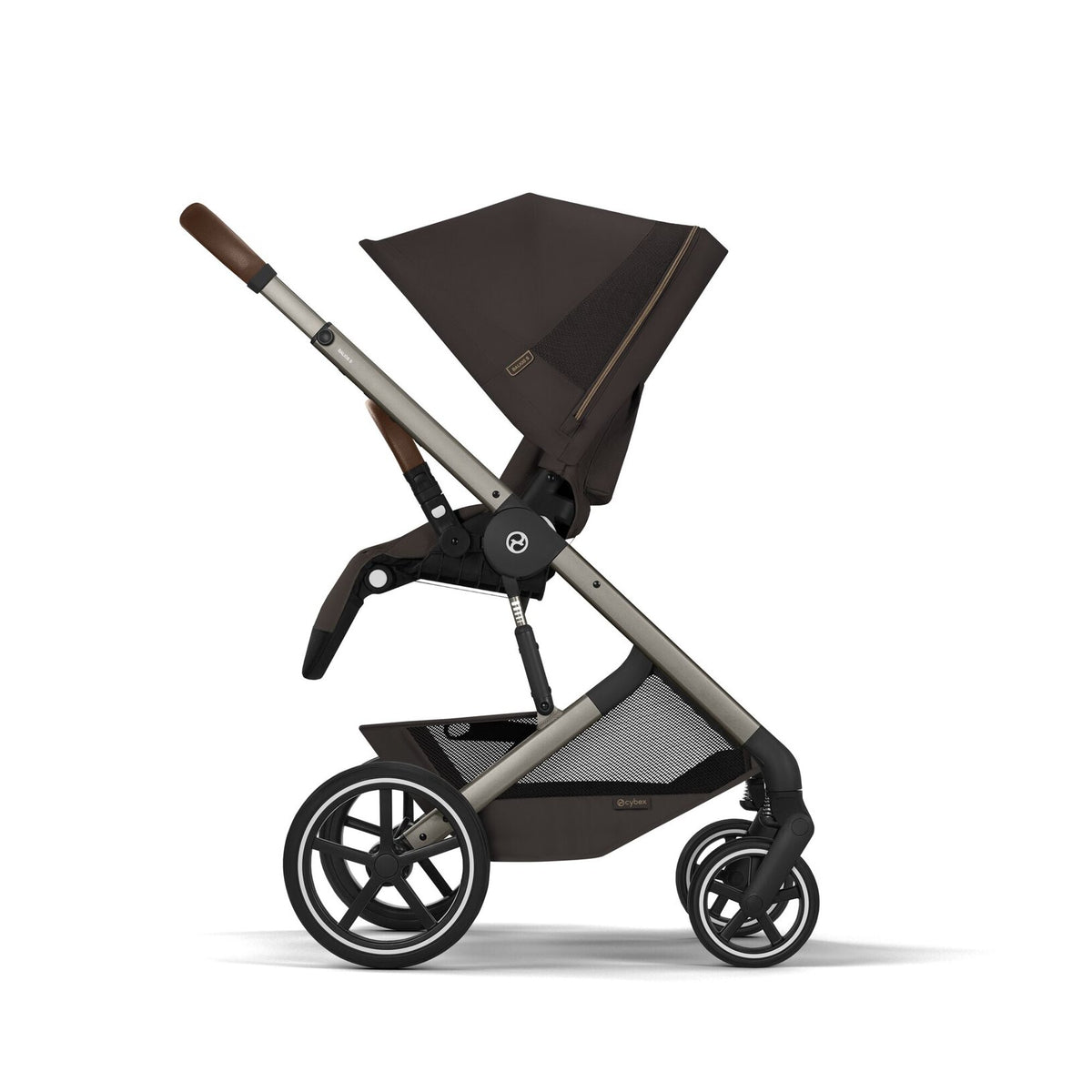 Cybex Balios S Lux Stroller - Chocolate Brown (Taupe Frame) Cybex