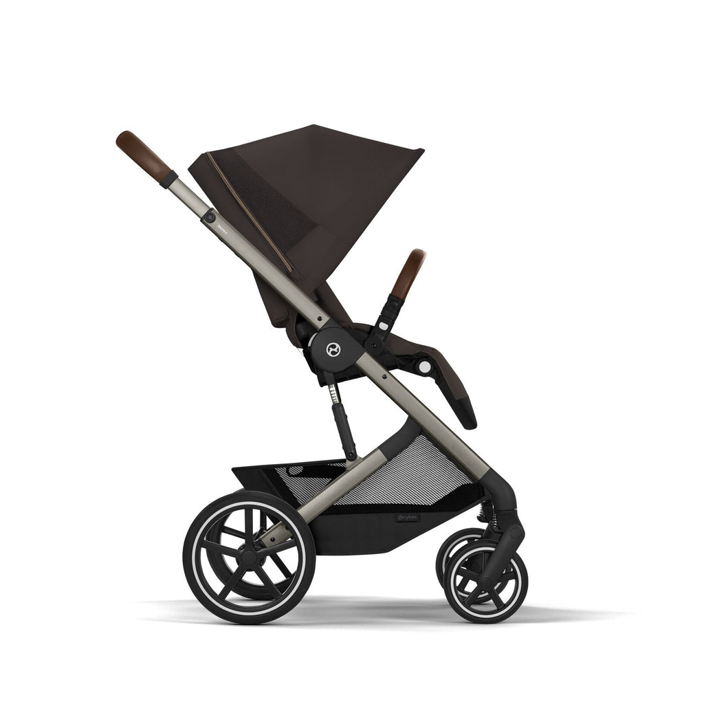 Cybex Balios S Lux Stroller - Chocolate Brown (Taupe Frame) Cybex