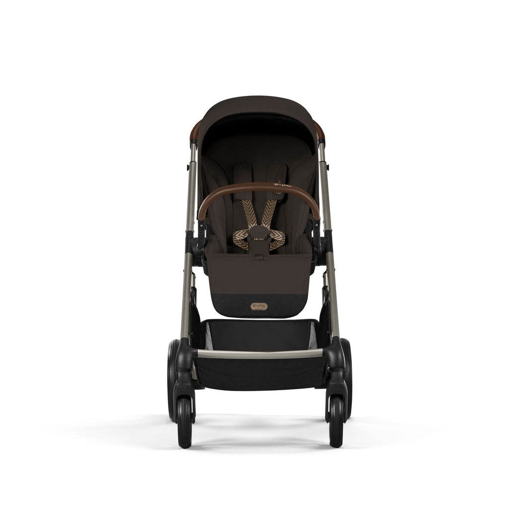 Cybex Balios S Lux Stroller - Chocolate Brown (Taupe Frame) Cybex