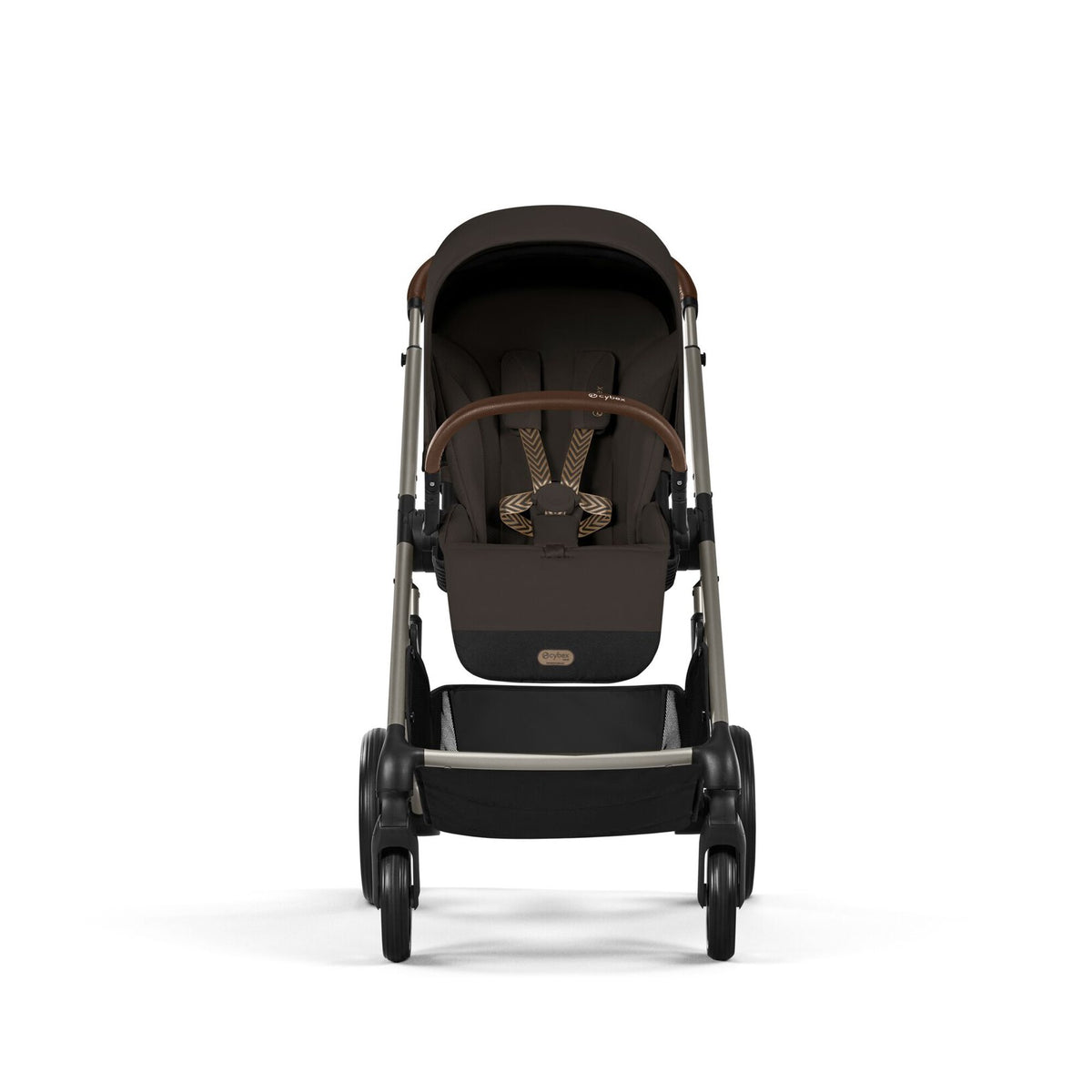 Cybex Balios S Lux Stroller - Chocolate Brown (Taupe Frame) Cybex
