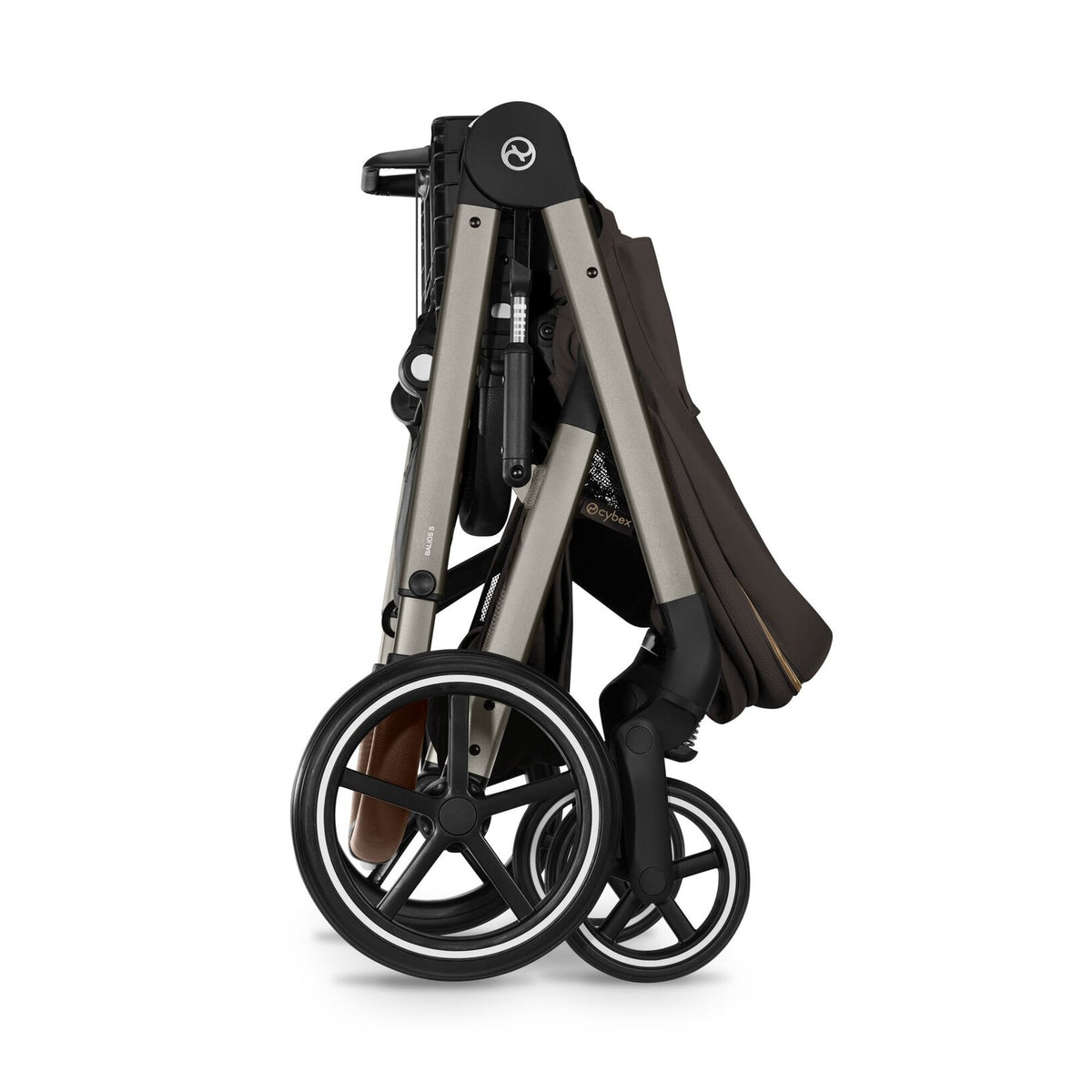 Cybex Balios S Lux Stroller - Chocolate Brown (Taupe Frame) Cybex