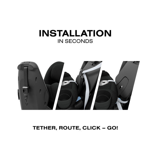 Cybex Callisto T 360 Rotating All-in-One Convertible Car Seat - Off White Cybex