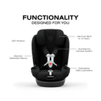 Cybex Callisto T 360 Rotating All-in-One Convertible Car Seat - Off White Cybex
