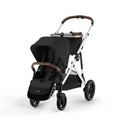 Cybex Gazelle S Stroller - Silver Frame/Moon Black Cybex